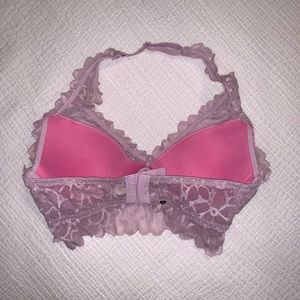 PINK Victoria's Secret Intimates & Sleepwear - PINK Halter Padded Lace Bralette PINK Victoria's Secret Intimates & Sleepwear - PINK Halter Padded Lace Bralette